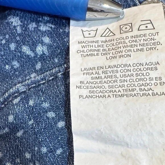 Rock & Republic Speckled Women’s Blue Jeans Size 0 - Picture 6 of 7